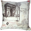 Decorative French Pillows - Arc De Triomphe Themed