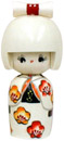 Japanese Kokeshi Doll - Flower Haze, 5H