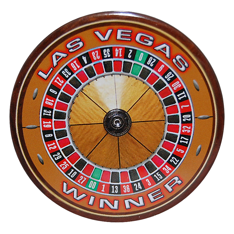 Las Vegas Roulette Fridge Magnet