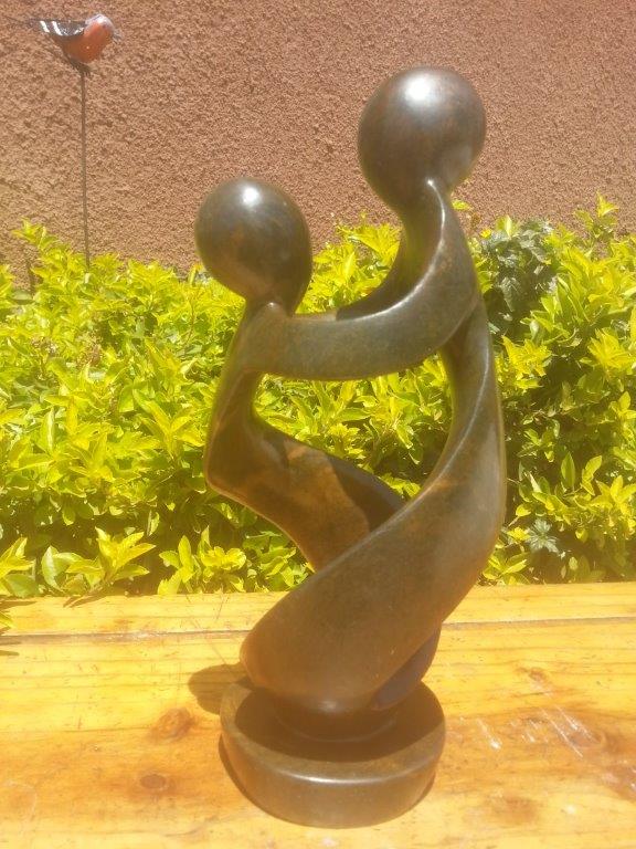 Mother and Child, Stone Sculpture 10H