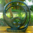African Sculpture - Eternity, 13H Shona Stone