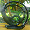 African Sculpture - Eternity, 12H Shona Stone