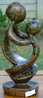 African Sculpture - Mother & child, 8H Shona Stone