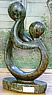 African Sculpture - Mother & child, 7H Shona Stone