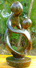 African Sculpture - Mother & child, 8H Shona Stone