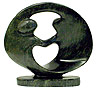 African Sculpture - Dancing Couple, 8