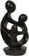 African Sculpture - Family Of Three, 7.5H Shona Stone