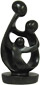 African Sculpture - Family Of Three, 8H Shona Stone