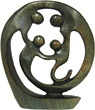 African Sculpture - Family of Four Circle, 12