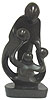 African Sculpture - Family Of Four, 8