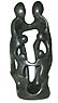 African Sculpture - Family Of Six, 10