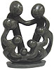 African Sculpture - Family Of Seven, 13