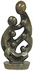 African Sculpture - Family Of Seven, 13