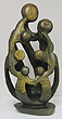 African Sculpture - Family Of Seven, 15