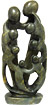 African Sculpture - Family of Eight, 17