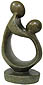 African Sculpture - Mother and Child 8H Shona Stone