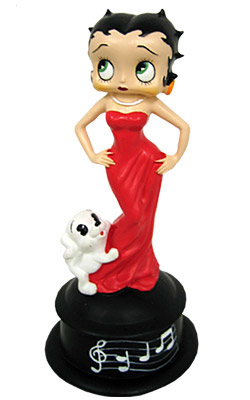 Betty in Red - Musical Figurine