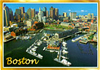 Boston View Souvenir Postcard, 6x4