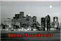 Boston City Skyline Souvenir Metal Magnet