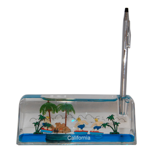 California Surfer, Water Globe and Pen Holder - 5.75L, photo-1