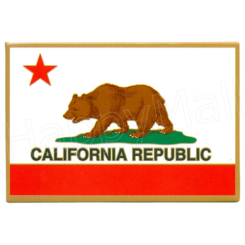 California State Flag Postcard Magnet