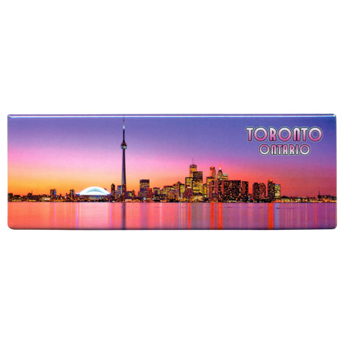 Panoramic View of Toronto - Canada Souvenir Magnet, 4-5/8L