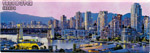 Panoramic View of Vancouver - Canada Souvenir Magnet, 4-5/8L