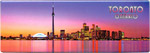 Panoramic View of Toronto - Canada Souvenir Magnet, 4-5/8L