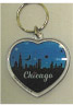 Chicago City Skyline Keychain