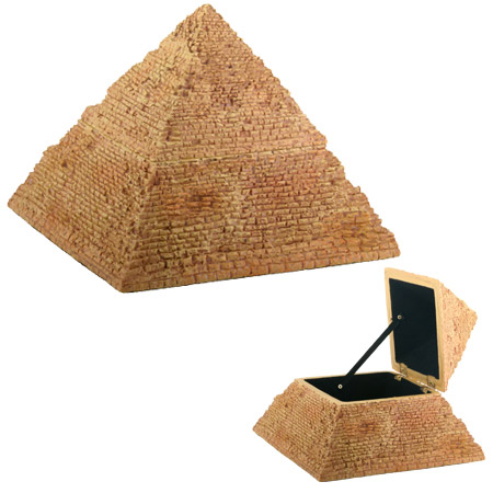 Sandstone Replica of the Great Pyramid of Giza, 5.5H