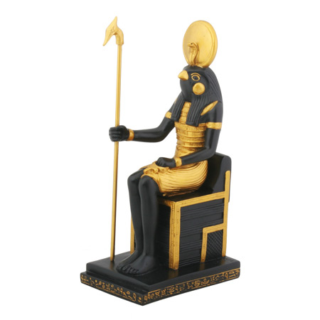 Sitting Horus Figurine, 7H