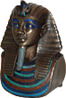 Mask of King Tut Statue, 6.5H