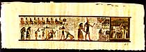 Hall of Judgment Papyrus Painting, 12x32