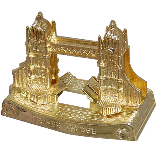 London Souvenirs - Tower Bridge Gold Pencil Sharpener, 3L