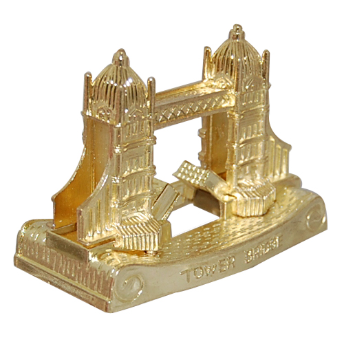 London Souvenirs - Tower Bridge Gold Pencil Sharpener, 3L, photo-1