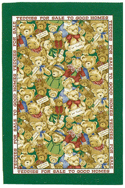 Teddy Jumbel, Irish Linen Tea Towel