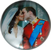 Prince William and Kate Wedding Collection - Crystal Glass Paperweight