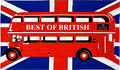 London Bus on Union Jack Tea Towel