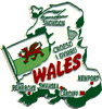 Wales, Great Britain Souvenir Magnet