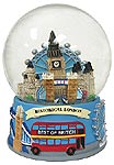 Historical London Snow Globe, Large