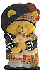 Scottish Piper Pink Bear - Magnet
