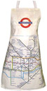 London Underground Map - PVC Kitchen Apron