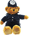Harrods Collection England Policeman, 16 Soft Toy Bear