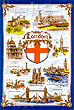 London Landmarks, Tea Towel