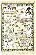 Malt Whiskies, Tea Towel