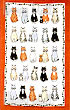 Cats Arriving, 100% Irish Linen Tea Towel