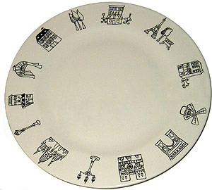 Souvenirs de Paris - Tea Plate