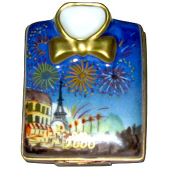 French Limoges Box, Celebrating Year 2000 at Paris