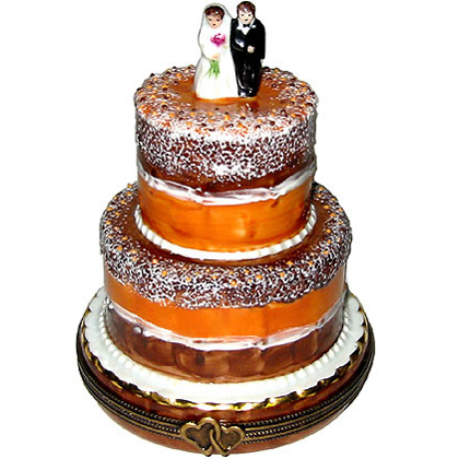 French Limoges Box, Wedding Cake