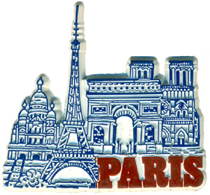 Paris Landmarks - Magnet